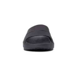 OOFOS OOahh Black Slide (Unisex) -Shoes Sales Store 1100BLK 3