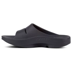 OOFOS OOahh Black Slide (Unisex) -Shoes Sales Store 1100BLK 4