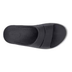 OOFOS OOahh Black Slide (Unisex) -Shoes Sales Store 1100BLK 6