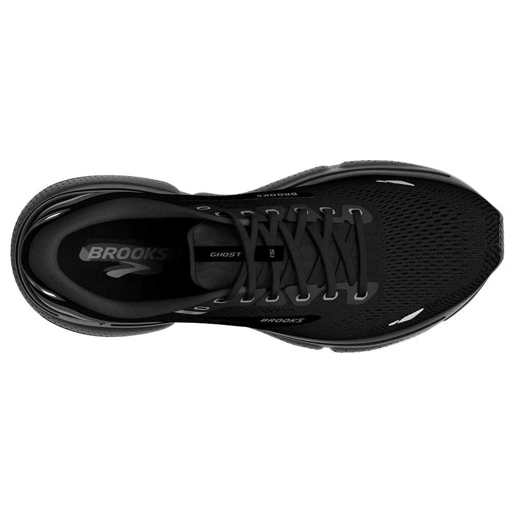 Brooks Ghost 15 Running Shoe Black/Black/Ebony (Women's) 5 Brooks Ghost 15 Running Shoe Black/Black/Ebony (Women's) - Image 5