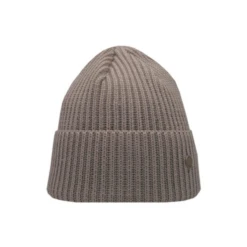 Superyellow Hannah Beige Merino Wool Beanie (Unisex)