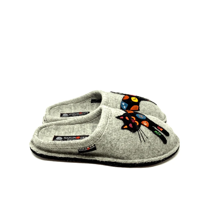 Haflinger Sassy Slipper Silver Grey (Women's) 2 Haflinger Sassy Slipper Silver Grey (Women's) - Image 2