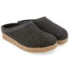 Haflinger GZL Slipper Clog Charcoal (Women's & Men's)