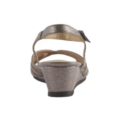 David Tate Admire Pewter Wedge Heel (Women's) -Shoes Sales Store ADMIREPWT 3