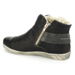 Cloud Footwear Aline Black Wool Lining Boot (Women's) -Shoes Sales Store ALINEBLK 1