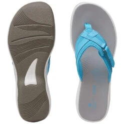 Clarks Breeze Sea Sandal Aqua (Women's) -Shoes Sales Store Aqu 6