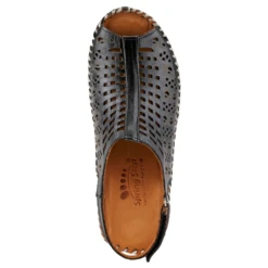 Spring Step Bohemianish Sandal Black Leather (Women's) -Shoes Sales Store BOHEMIANISHB 3