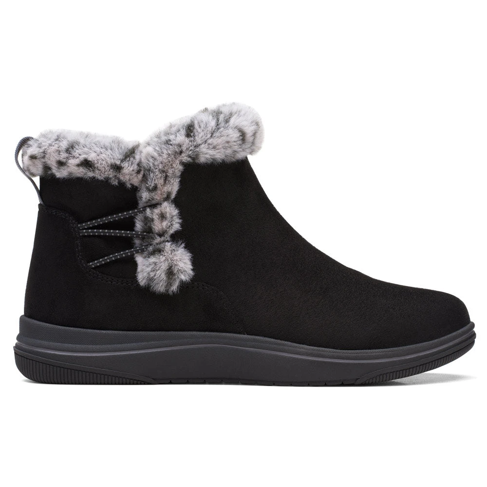 Clarks Breeze Fur Bootie Black (Women's) 2 Clarks Breeze Fur Bootie Black (Women's) - Image 2