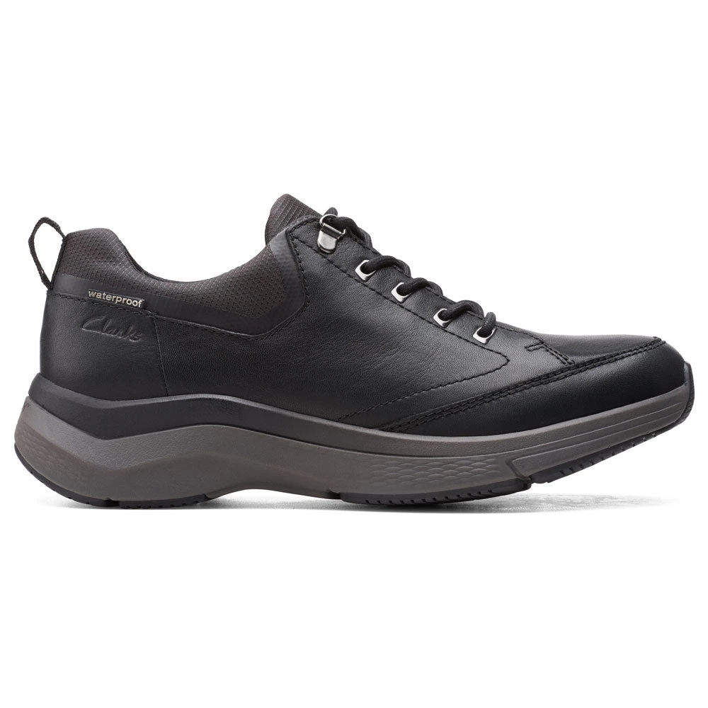 Clarks Wave 2.0 Vibe Black Leather (Men's) 2 Clarks Wave 2.0 Vibe Black Leather (Men's) - Image 2