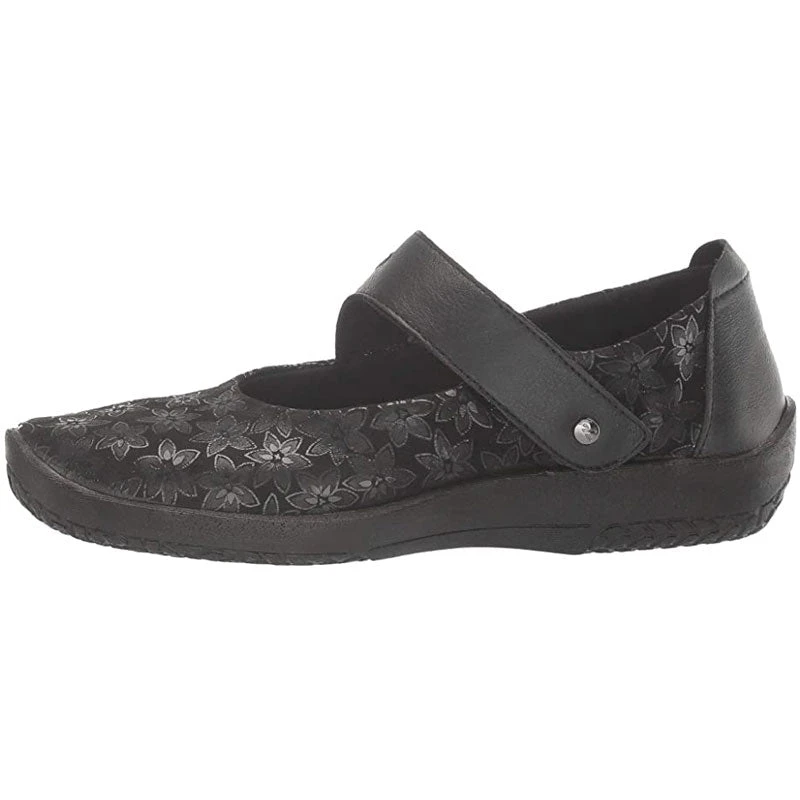 Arcopedico Cosmo Black Flower (Women's) 2 Arcopedico Cosmo Black Flower (Women's) - Image 2