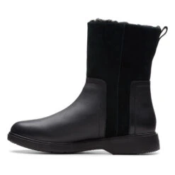 Clarks Un Elda Mid Waterproof Boot (Women's) -Shoes Sales Store Blk 3 62a7cc65 2ef6 461a 9ebc 1a0c77f1bde9
