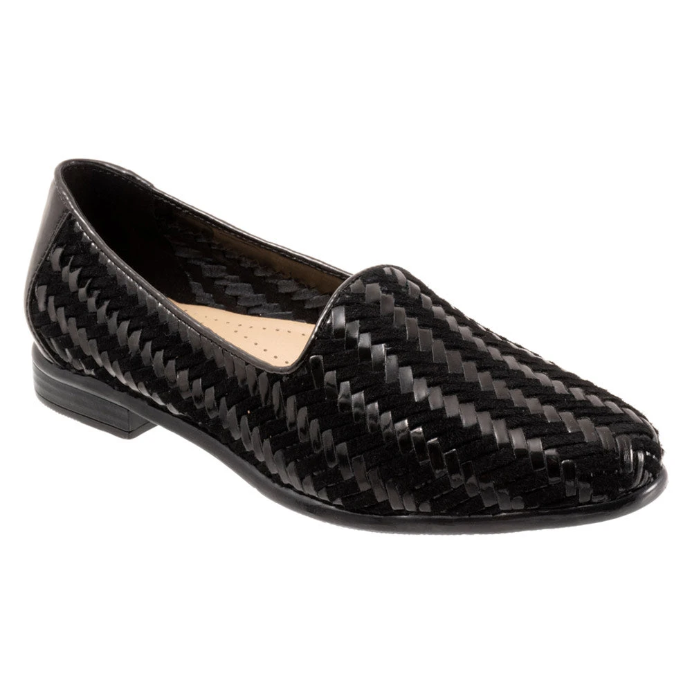 Trotters Liz III Slip-On Black/Black Patent (Women's) 1 Trotters Liz III Slip-On Black/Black Patent (Women's)