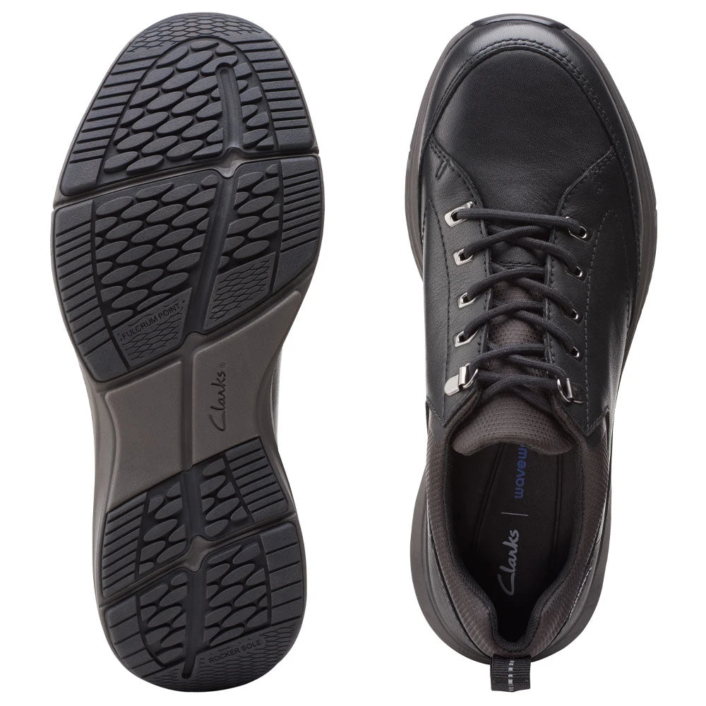 Clarks Wave 2.0 Vibe Black Leather (Men's) 7 Clarks Wave 2.0 Vibe Black Leather (Men's) - Image 7