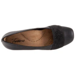 Trotters Samantha Black Gem (Women's) -Shoes Sales Store BlkGem 6