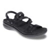 Revere Miami Sandal Black Lizard (Women's)