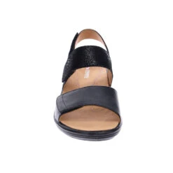 Revere Como Sandal Black Lizard (Women's) -Shoes Sales Store BlkLiz 4
