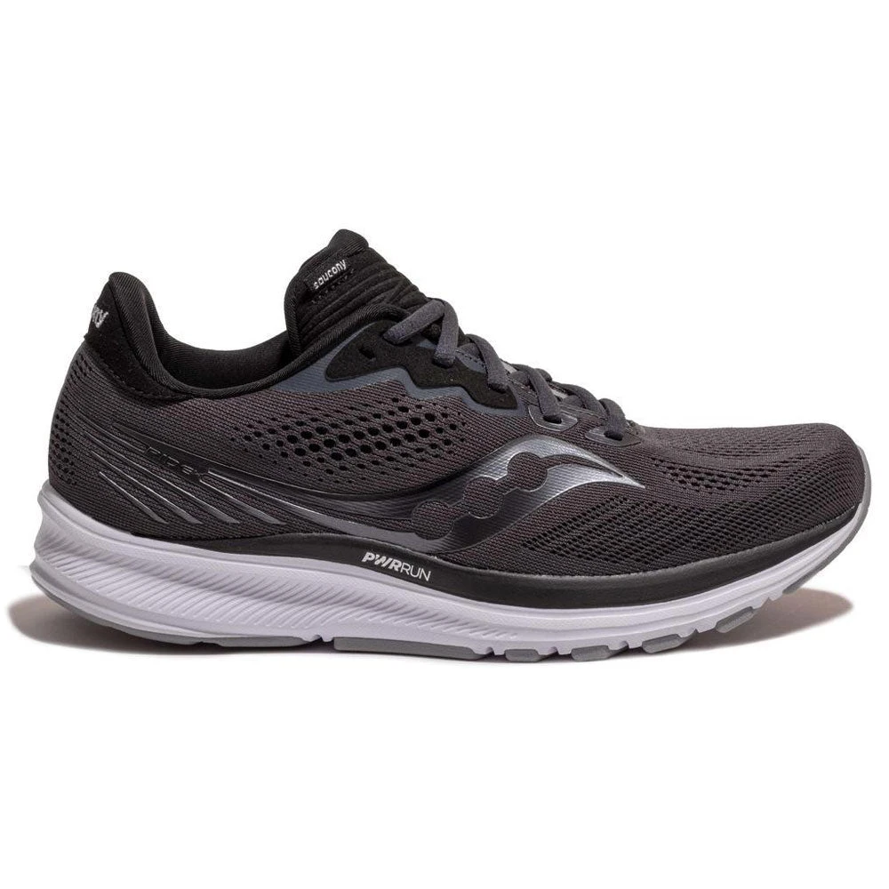 Saucony Ride 14 Athletic Shoe Charcoal/Black (Women's) 1 Saucony Ride 14 Athletic Shoe Charcoal/Black (Women's)