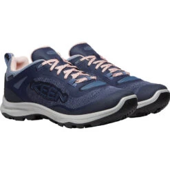 Keen Terradora Flex Waterproof Hiking Shoe Vintage Indigo/Peachy (Women's) -Shoes Sales Store Blu 4 daeb025c b49b 45d2 9f14 02c797c91e4e