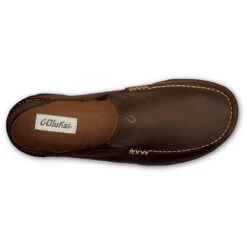OluKai Moloā Slip-On Dark Wood/Dark Java (Men's) -Shoes Sales Store Brn 3 10d1f3b8 0c57 4930 b21b 3eb977f93141