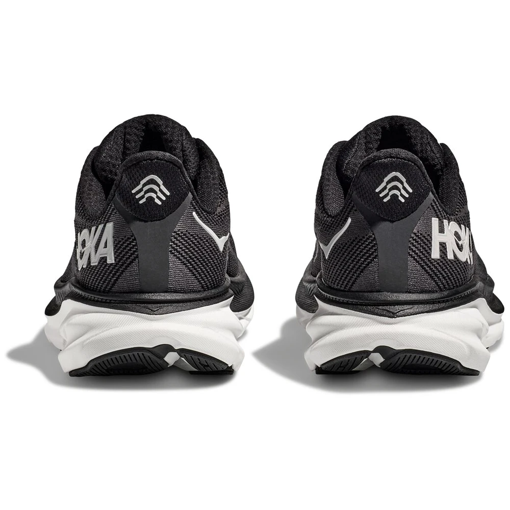 Hoka One One Hoka Clifton 9 Running Shoe Black/White (Men's) 5 Hoka One One Hoka Clifton 9 Running Shoe Black/White (Men's) - Image 5