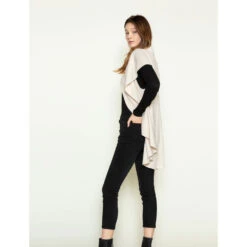 Look By M Basic Shawl Vest Cream -Shoes Sales Store Cream 3