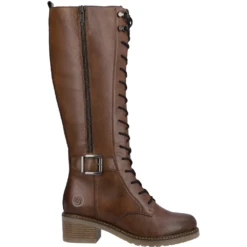 Remonte D1A74-22 Aida Tall Leather Chestnut Boot (Women's) -Shoes Sales Store D1A7422 12