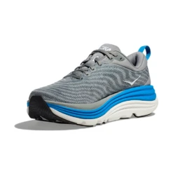 Hoka One One Hoka Gaviota 5 Limestone/Diva Blue Running Shoe (Men's) -Shoes Sales Store GAVIOTA5LDVB M 3