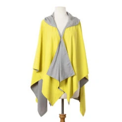 RAINRAPS RainRap Hooded Yellow & Grey (Women's) -Shoes Sales Store GryYel 2