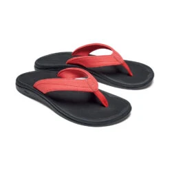 OluKai 'Ohana Flip Flop Sandal Hot Coral / Black (Women's) 7 OluKai 'Ohana Flip Flop Sandal Hot Coral / Black (Women's) -Shoes Sales Store HotCor 4