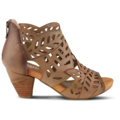 L'Artiste By Spring Step Icon Shootie Tan Leather (Women's) -Shoes Sales Store ICONT 5