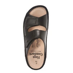 Finn Comfort Jamaica Sandal Black Nappa Leather (Women's) -Shoes Sales Store MAR00035D