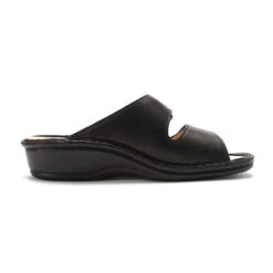 Finn Comfort Jamaica Sandal Black Nappa Leather (Women's) -Shoes Sales Store MAR00035c