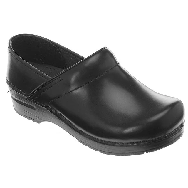 Dansko Professional Black Cabrio Clog Black Leather (Women's) 1 Dansko Professional Black Cabrio Clog Black Leather (Women's)
