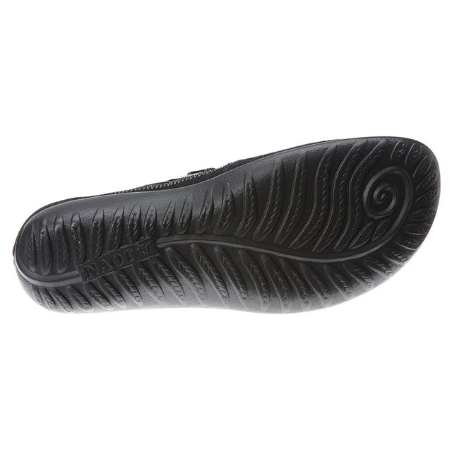 Naot Kirei Black Madras Leather/Suede/Patent (Women's) 6 Naot Kirei Black Madras Leather/Suede/Patent (Women's) - Image 6