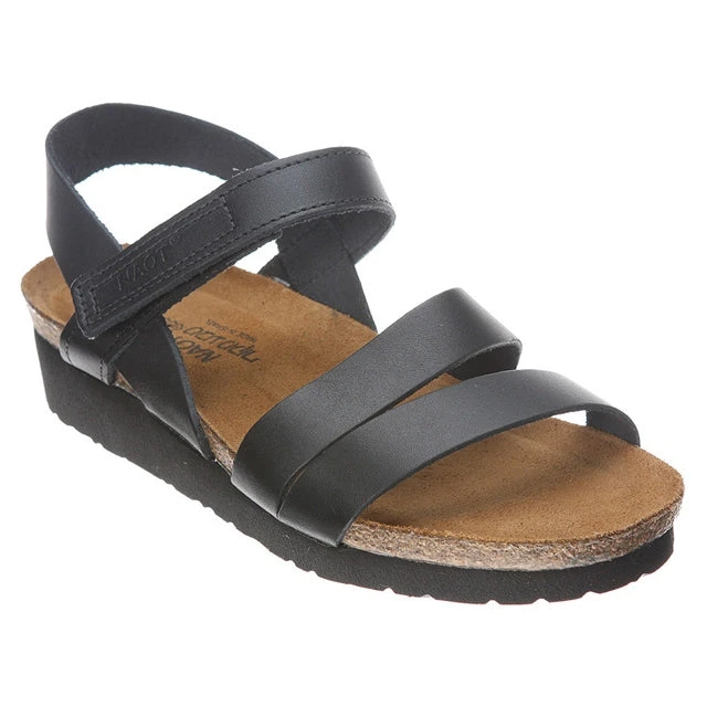 Naot Kayla Sandal Black Leather (Women's) 1 Naot Kayla Sandal Black Leather (Women's)
