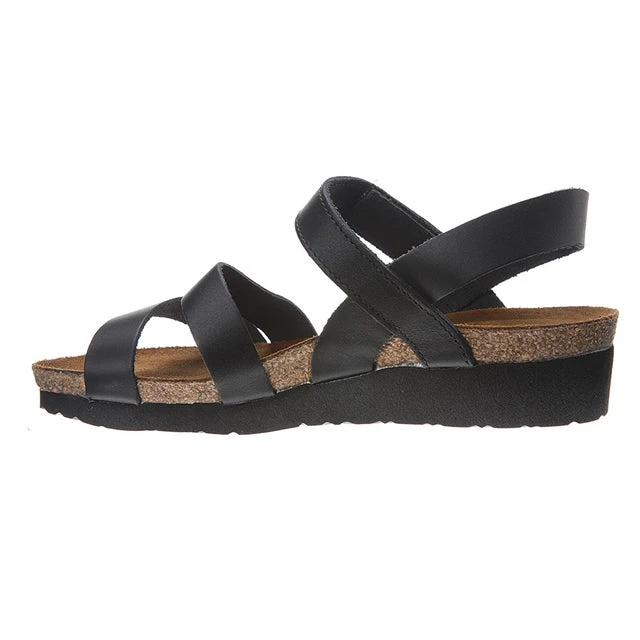 Naot Kayla Sandal Black Leather (Women's) 2 Naot Kayla Sandal Black Leather (Women's) - Image 2