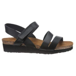 Naot Kayla Sandal Black Leather (Women's) 7 Naot Kayla Sandal Black Leather (Women's) -Shoes Sales Store MAR00895C