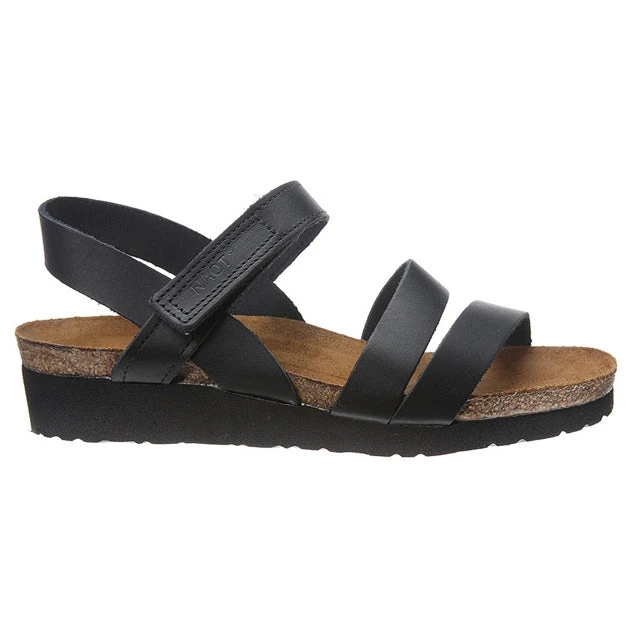 Naot Kayla Sandal Black Leather (Women's) 3 Naot Kayla Sandal Black Leather (Women's) - Image 3