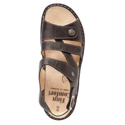 Finn Comfort Gomera Sandal Black Plisseelight (Women's) 10 Finn Comfort Gomera Sandal Black Plisseelight (Women's) -Shoes Sales Store MAR01698D