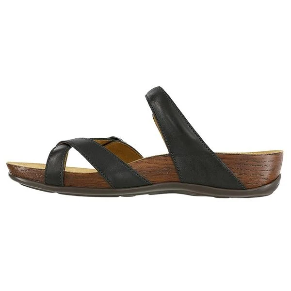 SAS Shelly Slide Sandal Black Leather (Women's) 2 SAS Shelly Slide Sandal Black Leather (Women's) - Image 2