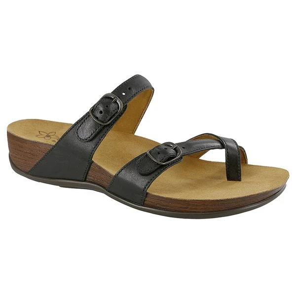 SAS Shelly Slide Sandal Black Leather (Women's) 1 SAS Shelly Slide Sandal Black Leather (Women's)