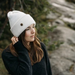 Superyellow Norden Black Merino Wool Beanie (Unisex) -Shoes Sales Store Norden 3