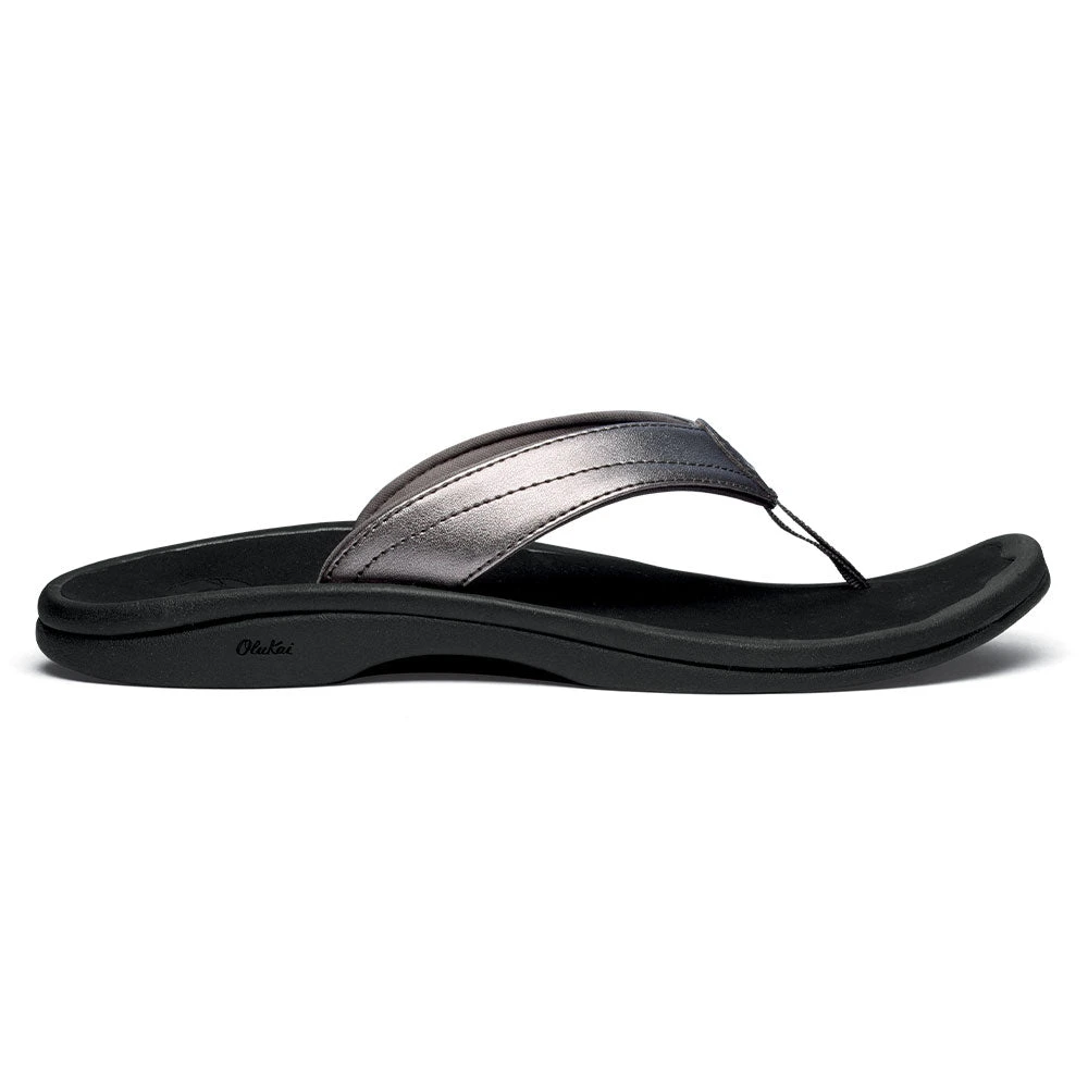 OluKai 'Ohana Flip Flop Sandal Pewter / Black (Women's) 1 OluKai 'Ohana Flip Flop Sandal Pewter / Black (Women's)