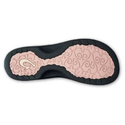 OluKai 'Ohana Flip Flop Sandal Petal Pink / Black (Women's) -Shoes Sales Store Pink 3 972532c2 1464 4b2f 8ddc 93c90b094fb9