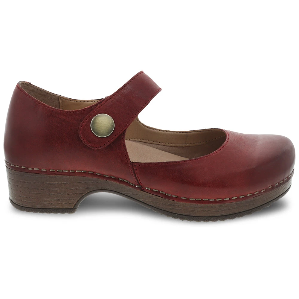 Dansko Beatrice Mary Jane Red Leather (Women's) 2 Dansko Beatrice Mary Jane Red Leather (Women's) - Image 2