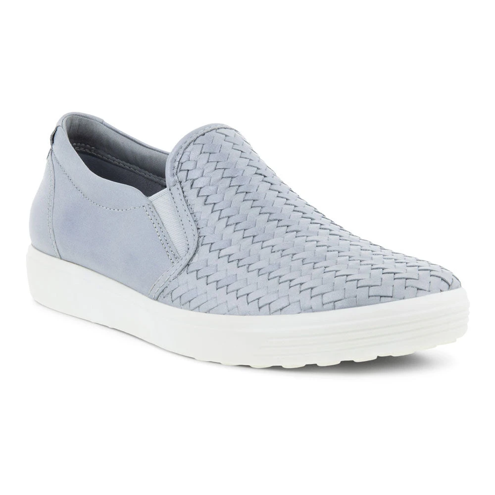 Ecco Soft 7 Woven Slip-On Silver Grey (Women's) 1 Ecco Soft 7 Woven Slip-On Silver Grey (Women's)