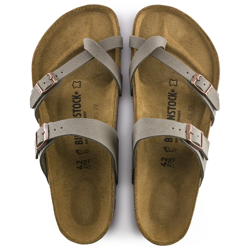 Birkenstock Mayari Soft Footbed Sandal Stone (Women's) 3 Birkenstock Mayari Soft Footbed Sandal Stone (Women's) - Image 3