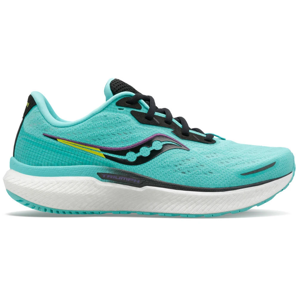 Saucony Triumph 19 Running Shoe Cool Mine/Acid (Women's) 1 Saucony Triumph 19 Running Shoe Cool Mine/Acid (Women's)