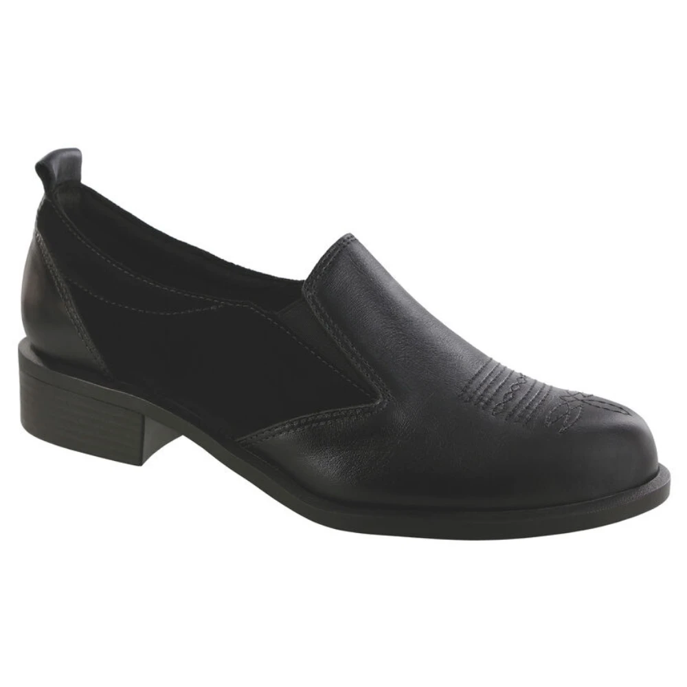 SAS Saddle Black Buttersoft Leather Shoe (Women's) 1 SAS Saddle Black Buttersoft Leather Shoe (Women's)