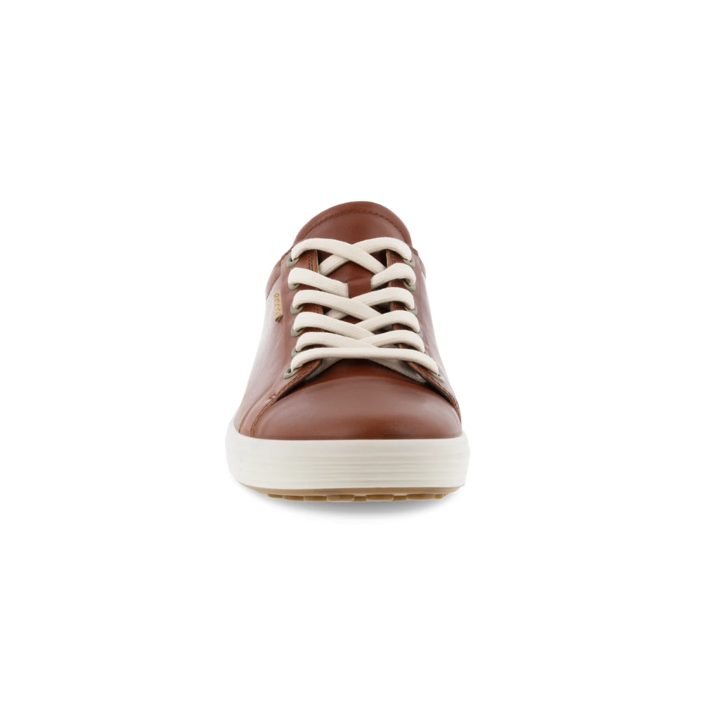 Ecco Soft 7 Cognac Leather Sneaker (Women's) 8 Ecco Soft 7 Cognac Leather Sneaker (Women's) - Image 8